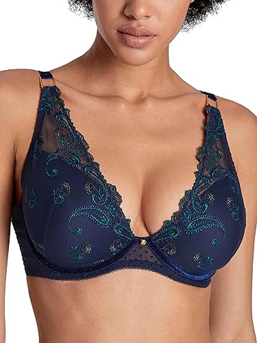 Aubade Damen Velvet Memories_RBN81 Plunge Bra, Twilight, 80C von Aubade