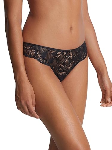 Aubade Damen Flowermania Italienischer Slip Unterwäsche im Bikini-Stil, Schwarz (Noir), M von Aubade