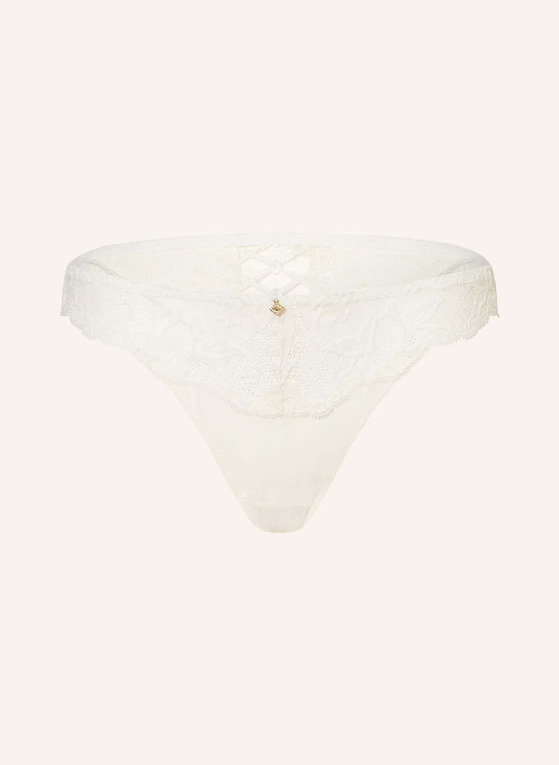 Aubade Panty Kiss Of Love Mit Schmucksteinen weiss von Aubade