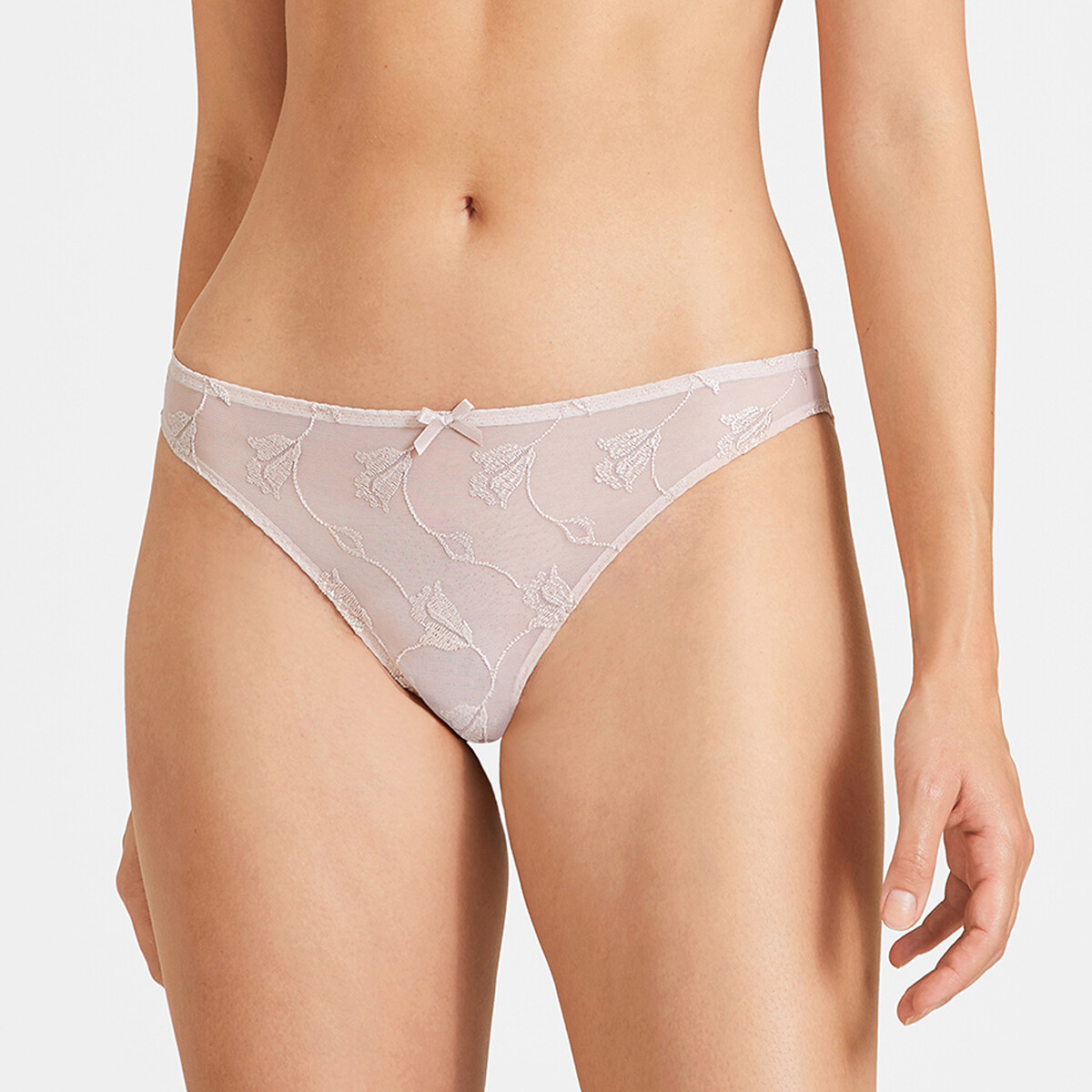 Aubade Softessence Tanga Slip, Farbe: Beige, Größe: 36, Damen von Aubade