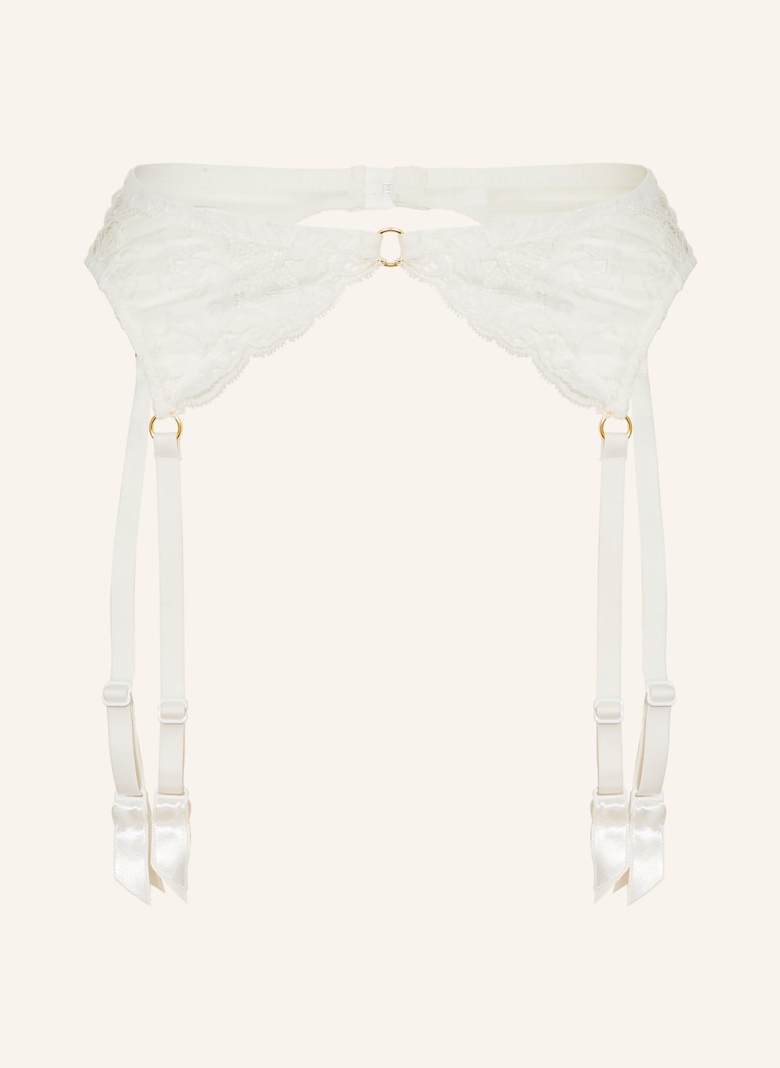 Aubade Strumpfhalter Kiss Of Love weiss von Aubade