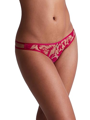 Aubade Damen Wild Vibration Mini Coeur Slip Unterwäsche im Bikini-Stil, Pink (Hot Pink), L von Aubade