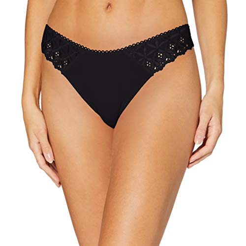 Aubade Womens BAHIA&MOI Thong Panties, Schwarz, 38 von Aubade