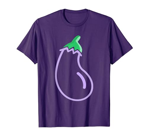 Aubergine Kostüm Gemüse vegan Erwachsene Damen Herren Kinder T-Shirt von Aubergine Kostüm Gemüse Veganer Karneval Fasching
