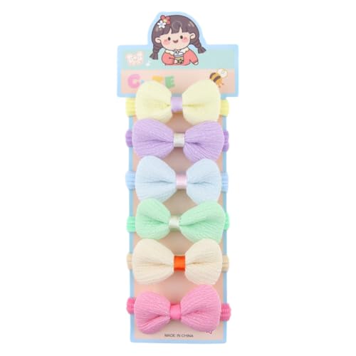 Aublinto Bunt Haargummis Mädchen Haar Bands Haargummis für Kinder Mädchen Mitgebsel Geschenk Gastgeschenk Party Favors Niedliche Karikatur Elastische Haarbänder Schnüre von Aublinto