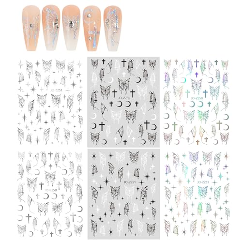 Aublinto DIY bunter Schmetterling Nagel Aufkleber Schmetterling Nagelsticker Nagelaufkleber Selbstklebend Nail Kunst Aufklebe für Mädchen Mitgebsel Kindergeburtstag DIY Nagel Kunst Dekoration Aublinto DIY bunter Schmetterling Nagel Aufkleber Schmetterling Nagelsticker Nagelaufkleber Selbstklebend Nail Kunst Aufklebe für Mädchen Mitgebsel Kindergeburtstag DIY Nagel Kunst Dekoration von Aublinto