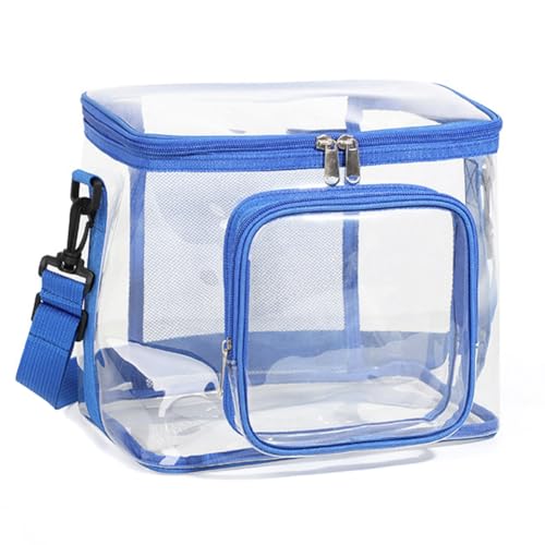 Aublinto Damen Reise wasserdichte Kulturbeutel Make Up Tasche Transparent Kosmetiktasche Kulturbeutel Transparent Waschbeutel Toilettentasche für Männer Frauen Kinder Familie Wiederverwendbare von Aublinto