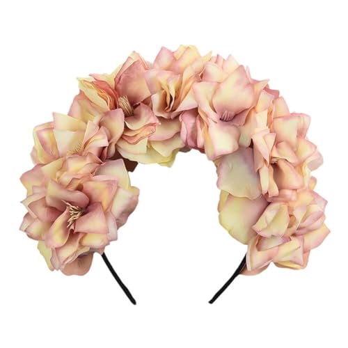 Aublinto Damen Vintage Haarband Hochzeit Blumenstirnband Blumenmädchen Tiara Mädchen und Frau Braut Haarband BlumenkroneStirnband für Frauen oder Mädchen als Haarschmuck Champagner Aublinto Damen Vintage Haarband Hochzeit Blumenstirnband Blumenmädchen Tiara Mädchen und Frau Braut Haarband BlumenkroneStirnband für Frauen oder Mädchen als Haarschmuck Champagner von Aublinto