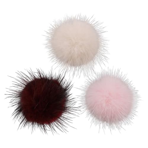 Aublinto Federbrosche elegante Brosche Frauen flauschige Feder Brosche Straußenfeder Brosche Braut Hochzeit Kopfschmuck Kostüm Deko Brosche Hutfeder für Party Bühnenauftritte 3er-Set von Aublinto