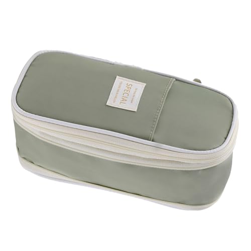 Aublinto Federmäppchen Federtaschen Mäppchen Etui Pencil Case Federmäppchen schreibwarentasche federmäppchen schreibwaren Tasche faltbares Federmäppchen Leinen-Bleistifttasche für Teenageralter von Aublinto