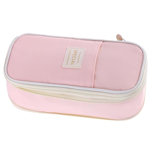 Aublinto Federmäppchen Federtaschen Mäppchen Etui Pencil Case Federmäppchen schreibwarentasche federmäppchen schreibwaren Tasche faltbares Federmäppchen Leinen-Bleistifttasche für Teenageralter von Aublinto