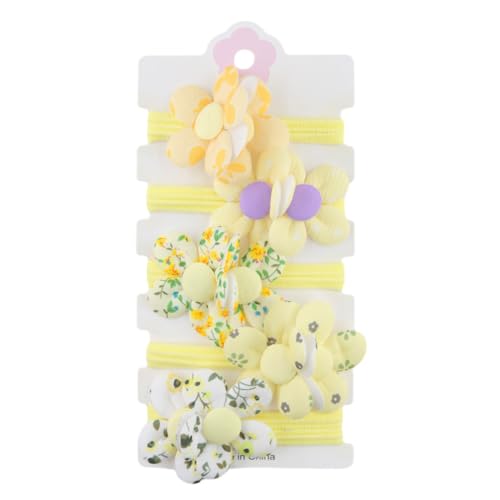 Aublinto Haargummis Mädchen Baby Haarklammer Kind Haargummi Bands Dünne Seile Kleinkind Pferdeschwanz Inhaber Niedliche Karikatur Elastische Haarbänder Schnüre von Aublinto