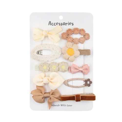 Aublinto Kinder Kids Haarspangen Baby Kinderhaarspange Mädchen Haarclips Baby Klein Bunte Haarspangen für Baby Mädchen Feines Haar Neugeborene Kleinkinder kleine Haarspangen Baby feines Haar von Aublinto