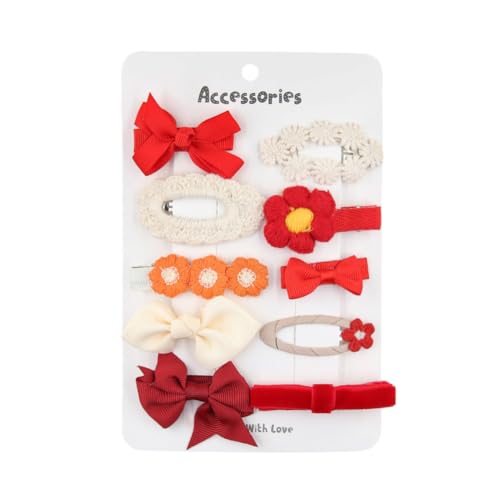 Aublinto Kinder Kids Haarspangen Baby Kinderhaarspange Mädchen Haarclips Baby Klein Bunte Haarspangen für Baby Mädchen Feines Haar Neugeborene Kleinkinder kleine Haarspangen Baby feines Haar von Aublinto