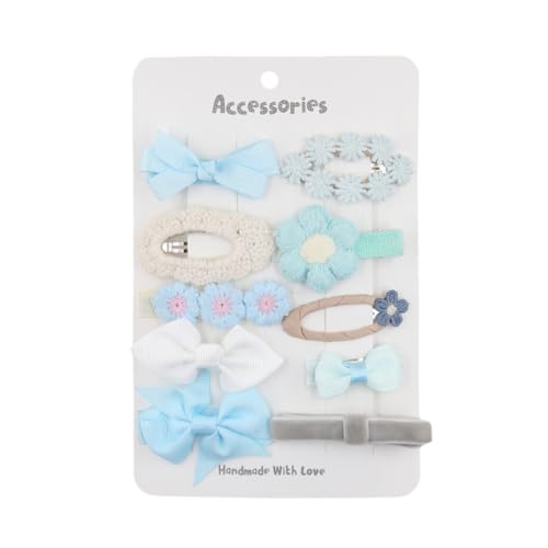 Aublinto Kinder Kids Haarspangen Baby Kinderhaarspange Mädchen Haarclips Baby Klein Bunte Haarspangen für Baby Mädchen Feines Haar Neugeborene Kleinkinder kleine Haarspangen Baby feines Haar von Aublinto