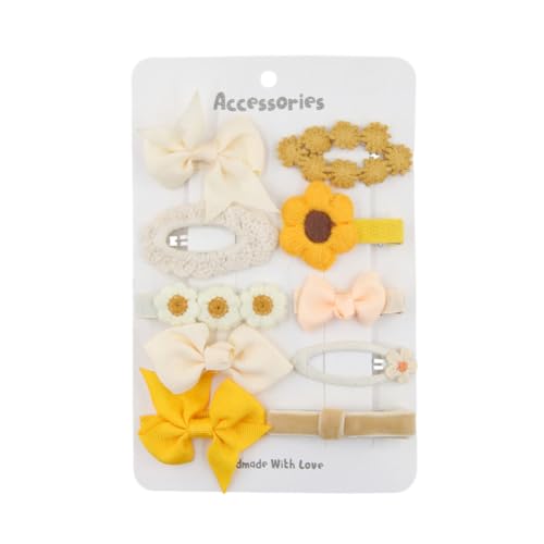 Aublinto Kinder Kids Haarspangen Baby Kinderhaarspange Mädchen Haarclips Baby Klein Bunte Haarspangen für Baby Mädchen Feines Haar Neugeborene Kleinkinder kleine Haarspangen Baby feines Haar von Aublinto