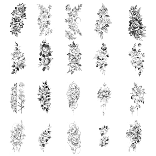 Aublinto Wilde Blumen Ink Line Botanische Blumenblätter Tattoo Aufklebe Frauen Männer Fake Tattoo Aufkleber Gesicht Hals Arm Fake Tattoos Erwachsene Mädchen Haut Tattoos dauerhafte gefälschte Tattoos Aublinto Wilde Blumen Ink Line Botanische Blumenblätter Tattoo Aufklebe Frauen Männer Fake Tattoo Aufkleber Gesicht Hals Arm Fake Tattoos Erwachsene Mädchen Haut Tattoos dauerhafte gefälschte Tattoos von Aublinto