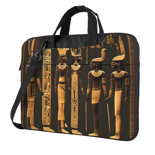 Aubnva Alte ägyptische Hieroglyphe Druck, leicht, vielseitig, Büro, Arbeitstasche, stilvolle und funktionale Laptoptasche, Damen und Herren, Schwarz , 14 inch Aubnva Alte ägyptische Hieroglyphe Druck, leicht, vielseitig, Büro, Arbeitstasche, stilvolle und funktionale Laptoptasche, Damen und Herren, Schwarz , 14 inch von Aubnva