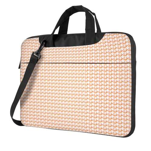Aubnva Glutton Shrimps Print Leichte vielseitige Büro-Arbeitstasche Stilvolle und funktionale Laptoptasche für Damen und Herren von Aubnva