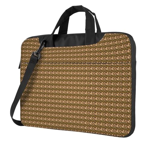 Aubnva Golden Retriever Laptoptasche mit Hundemotiv, leicht, vielseitig, Büro, Arbeit, stilvolle und funktionale Laptoptasche, für Damen und Herren, Schwarz , 13 inch Aubnva Golden Retriever Laptoptasche mit Hundemotiv, leicht, vielseitig, Büro, Arbeit, stilvolle und funktionale Laptoptasche, für Damen und Herren, Schwarz , 13 inch von Aubnva
