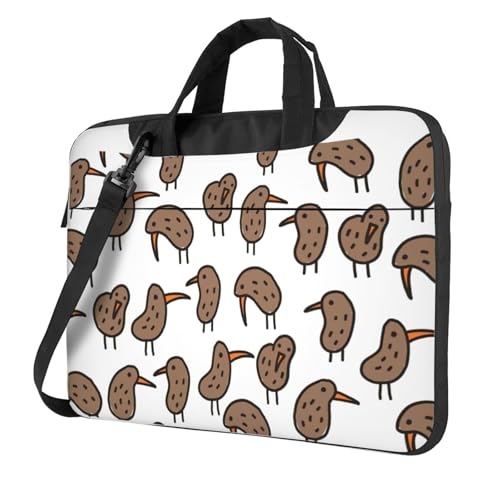 Aubnva Kiwi Birds Cute Print Lightweight Versatile Office Work Bag Stylish And Functional Laptop Bag Women Men, Schwarz , 14 inch von Aubnva