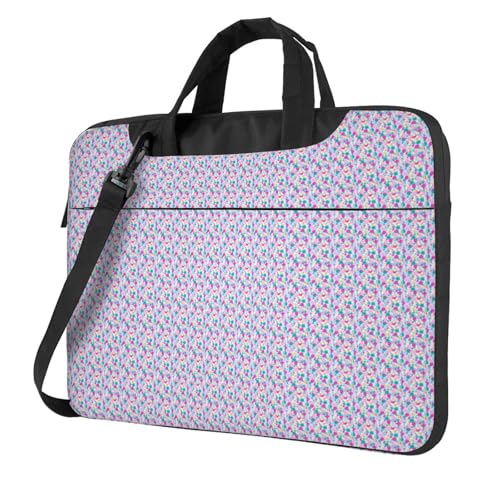 Aubnva Laptoptasche mit süßem Krankenschwesteraufdruck, leicht, vielseitig, Büro, Arbeit, stilvolle und funktionale Laptoptasche, Damen und Herren, Schwarz , 13 inch von Aubnva
