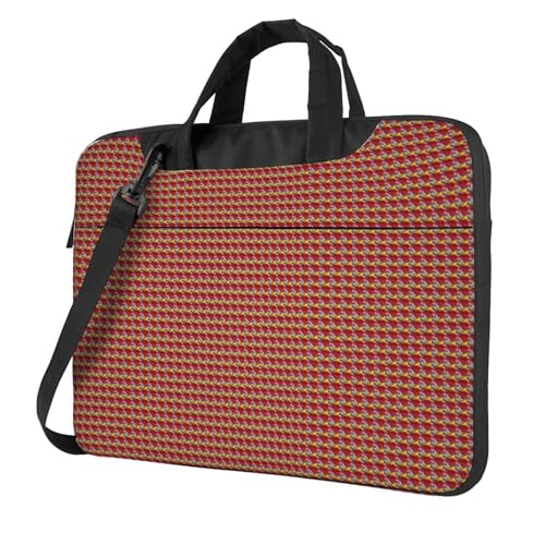 Aubnva Leichte vielseitige Büro-Arbeitstasche mit Venezuela-Motiv, stilvolle und funktionale Laptoptasche, für Damen und Herren, Schwarz , 15.6 inch von Aubnva