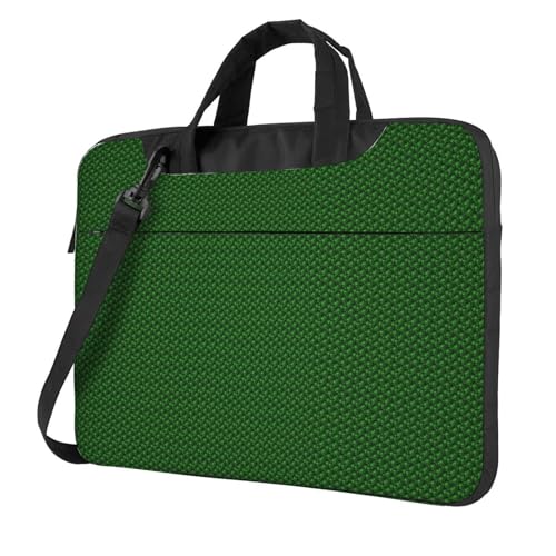 Aubnva St Patricks Day Laptoptasche, Blätterdruck, leicht, vielseitig, Büro, Arbeit, stilvolle und funktionale Laptoptasche, Damen und Herren, Schwarz , 14 inch Aubnva St Patricks Day Laptoptasche, Blätterdruck, leicht, vielseitig, Büro, Arbeit, stilvolle und funktionale Laptoptasche, Damen und Herren, Schwarz , 14 inch von Aubnva