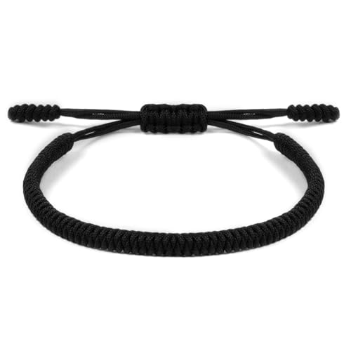 Aucuu Glücksarmband, Freundschaft Armbänder, Geflochtene Freundschaftsarmbänder, Handgefertigt Verstellbar Armbänder, Gewebte Tibet Stil Armband für Frauen Damen Herren Kinder Jungen von Aucuu