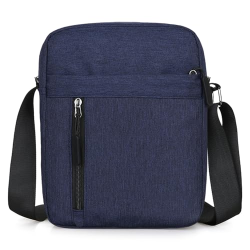 Aucuu Umhängetasche Schultertasche Messenger Bag, Umhängetasche Klein Herren, Oxford Herren Tasche, Herrentasche Zum Umhängen, Handy Schultertasche, Crossbody Handytasche für Arbeit Reise Alltagsleben von Aucuu