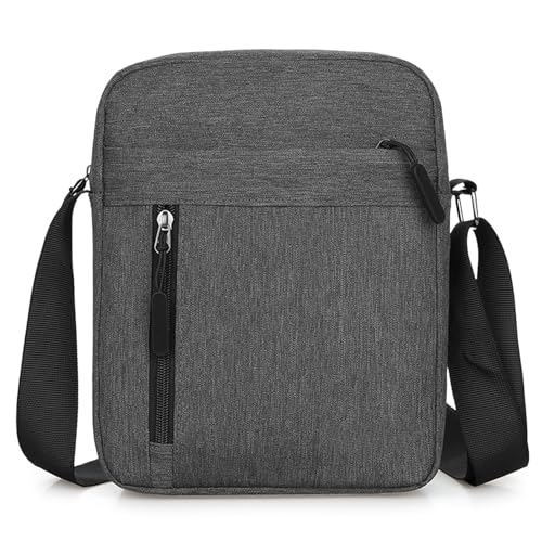 Aucuu Umhängetasche Schultertasche Messenger Bag, Umhängetasche Klein Herren, Oxford Herren Tasche, Herrentasche Zum Umhängen, Handy Schultertasche, Crossbody Handytasche für Arbeit Reise Alltagsleben von Aucuu