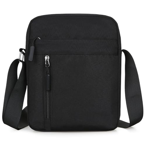 Aucuu Umhängetasche Schultertasche Messenger Bag, Umhängetasche Klein Herren, Oxford Herren Tasche, Herrentasche Zum Umhängen, Handy Schultertasche, Crossbody Handytasche für Arbeit Reise Alltagsleben von Aucuu