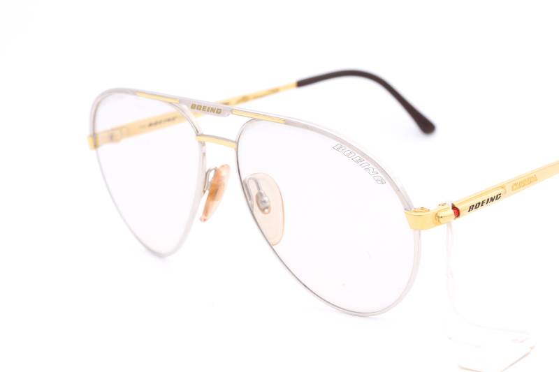 Carrera Boeing 5733 41 Pilotenbrille/Fliegerbrille Mit Goldenem Rahmen Hergestellt in Österreich 1980Er Jahre von AudaxEyewearCH