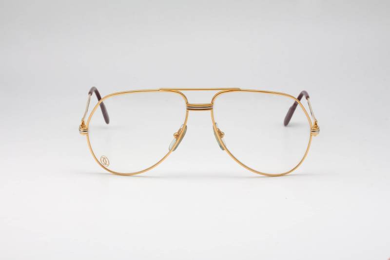 Cartier Vendome Vintage Brille Made in France 80Er Jahre New Old Stock von AudaxEyewearCH
