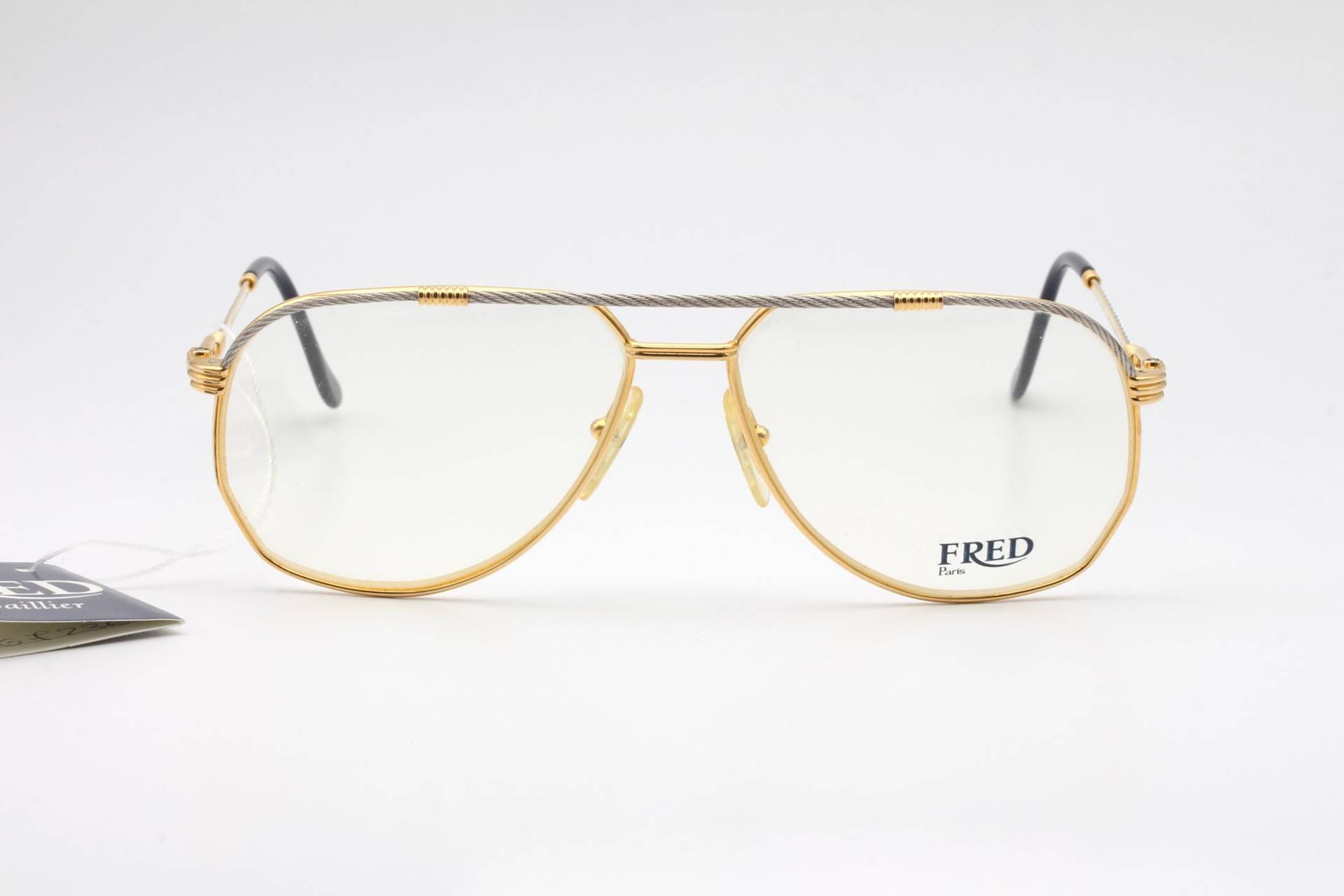 Fred America Cup Luxus-Vintage-Brille, Hergestellt in Frankreich Der 90Er Jahre von AudaxEyewearCH