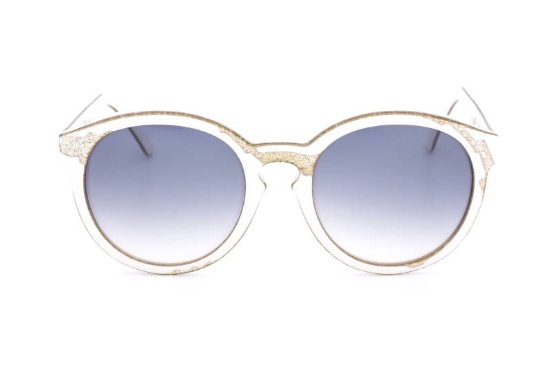 Krizia-Mod. K 42 Vintage-Sonnenbrille, Handgefertigt in Italien Der 80Er Jahre von AudaxEyewearCH