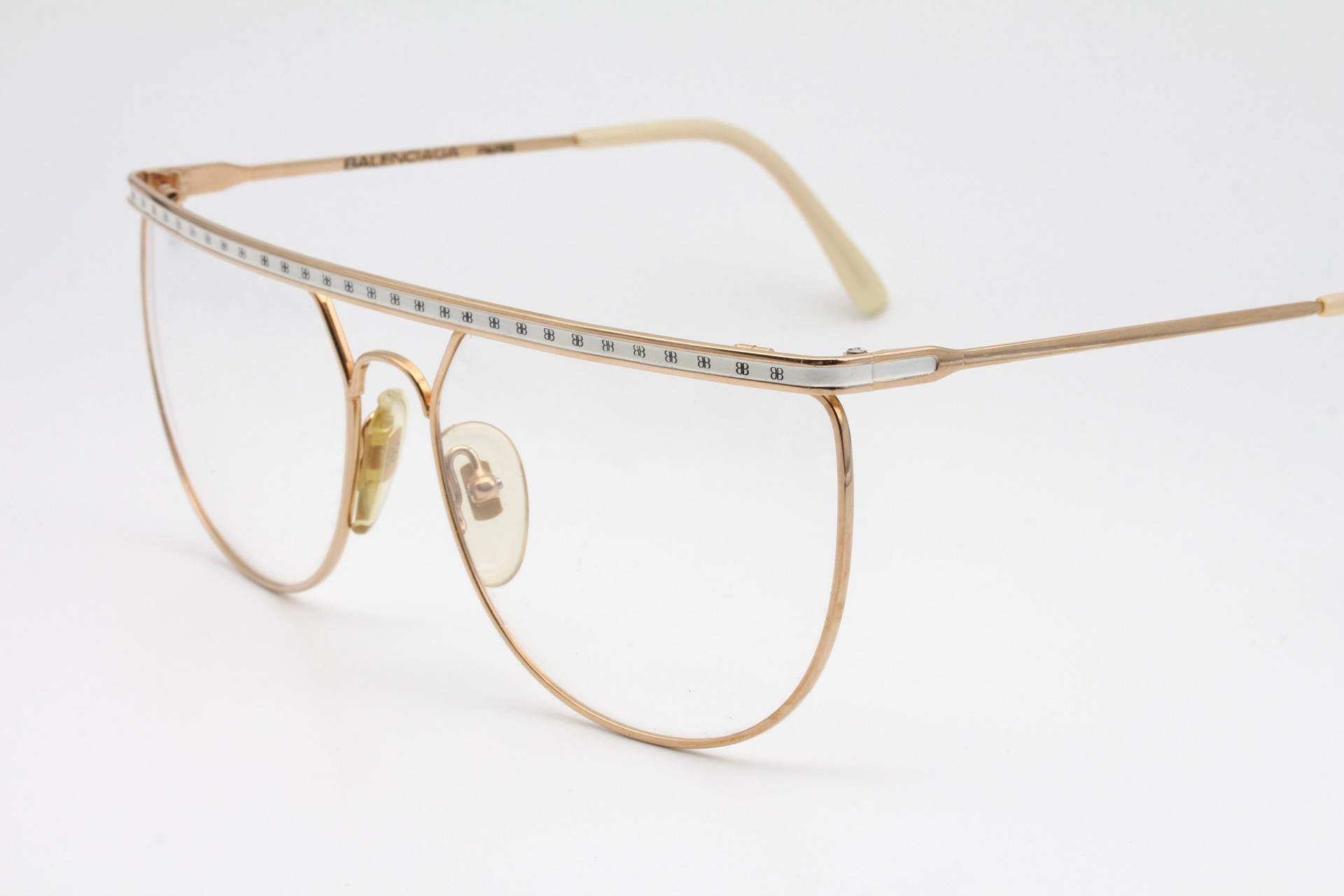 Vintage-Brille Balenciaga 2500 Bln, Hergestellt in Frankreich, 90Er Jahre - Neuer Alter Lagerbestand von AudaxEyewearCH