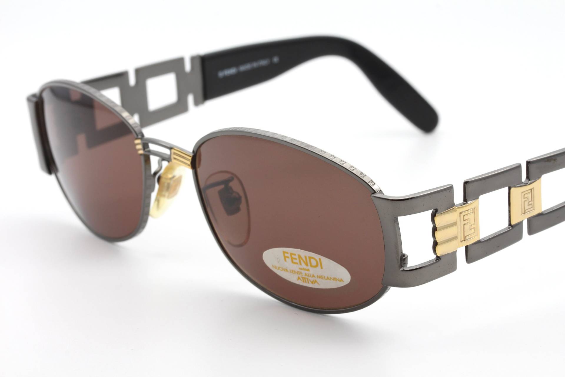 Vintage-Sonnenbrille Fendi Sl 7070, Hergestellt in Italien, 80Er Jahre - Neuer, Alter Lagerbestand von AudaxEyewearCH