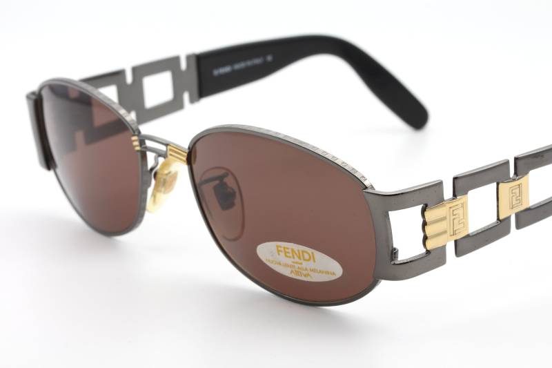 Vintage-Sonnenbrille Fendi Sl 7070, Hergestellt in Italien, 80Er Jahre - Neuer, Alter Lagerbestand von AudaxEyewearCH