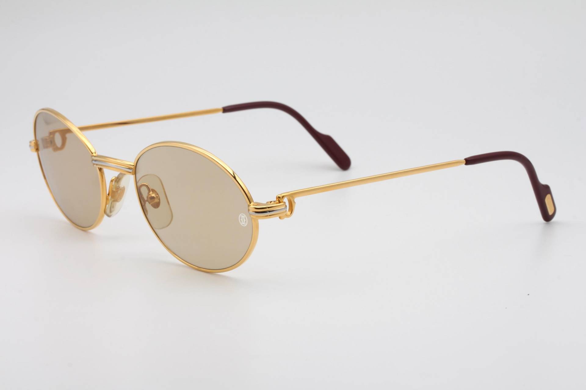 Cartier Saint-Honoré Vintage-Sonnenbrille, Hergestellt in Frankreich, 90Er Jahre - Neu Aus Altem Lagerbestand Komplettes Set Enthalten von AudaxEyewearCH