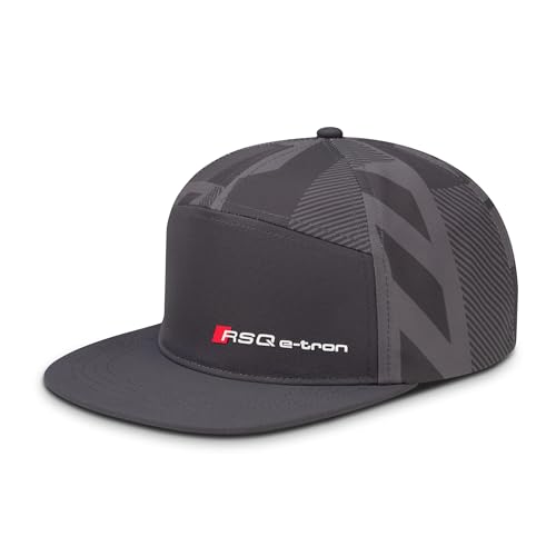 Audi 3132400200 Snapback Cap Basecap Baseballkappe Kappe, grau, mit RS Q e-tron Logo von Audi collection