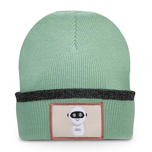 Audi 3202300700 Beanie Kinder ADUI Design Strickmütze Mütze, grün von Audi collection