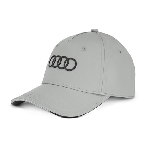 Audi 3132402640 Cap Basecap Baseballkappe Ringe Logo Baseballcap Mütze, grau von Audi collection