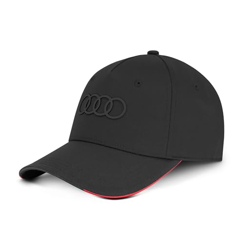 Audi 3132402630 Cap Basecap Baseballkappe Ringe Logo Baseballcap Mütze, schwarz von Audi collection