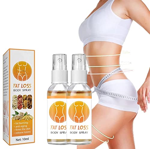 2022 BodySlimming Shaper Spray, Anti-Cellultie Body Shaper Spray, Straffendes Cellulite reduzierendes Spray für Männer und Frauen (2 Pcs) von Audinpu