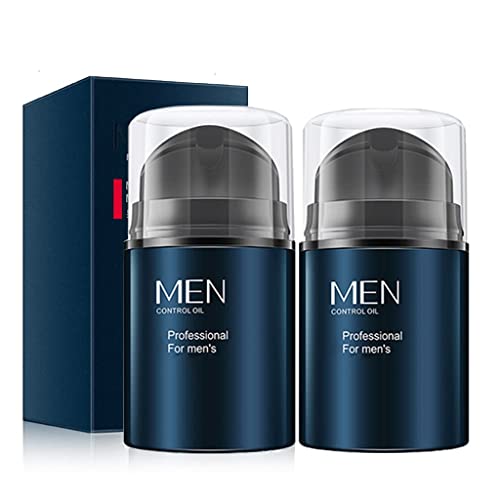 All-In-One-Gesichtscreme für Männer, Gesichtscreme für Männer, Feuchtigkeitscreme für Männer, Anti-Aging-Creme für Männer, Anti-Falten-Kontrollöl-Gesichtscreme, Hautpflegelotion für Männer (2 Pcs) von Audinpu