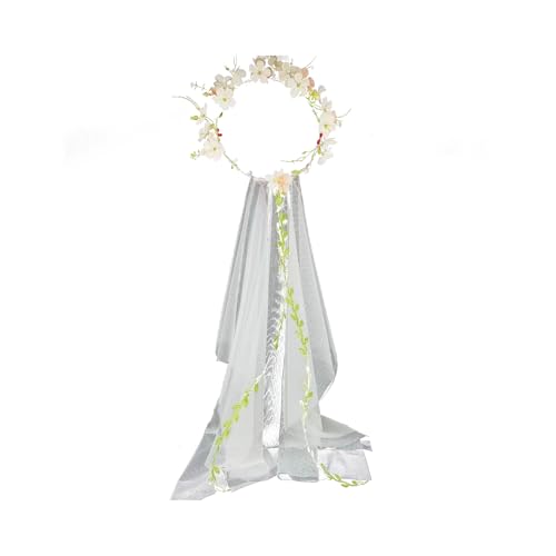 Schleier Braut, Blumenkranz Blume Krone Stirnband Brautschleier Hochzeit Haarschmuck, Brautkranz Schleier Hochzeit Haarschmuck Für Damen Hochzeit Geburtstag Party Karneval Schleier Braut, Blumenkranz Blume Krone Stirnband Brautschleier Hochzeit Haarschmuck, Brautkranz Schleier Hochzeit Haarschmuck Für Damen Hochzeit Geburtstag Party Karneval von Audio frequency%