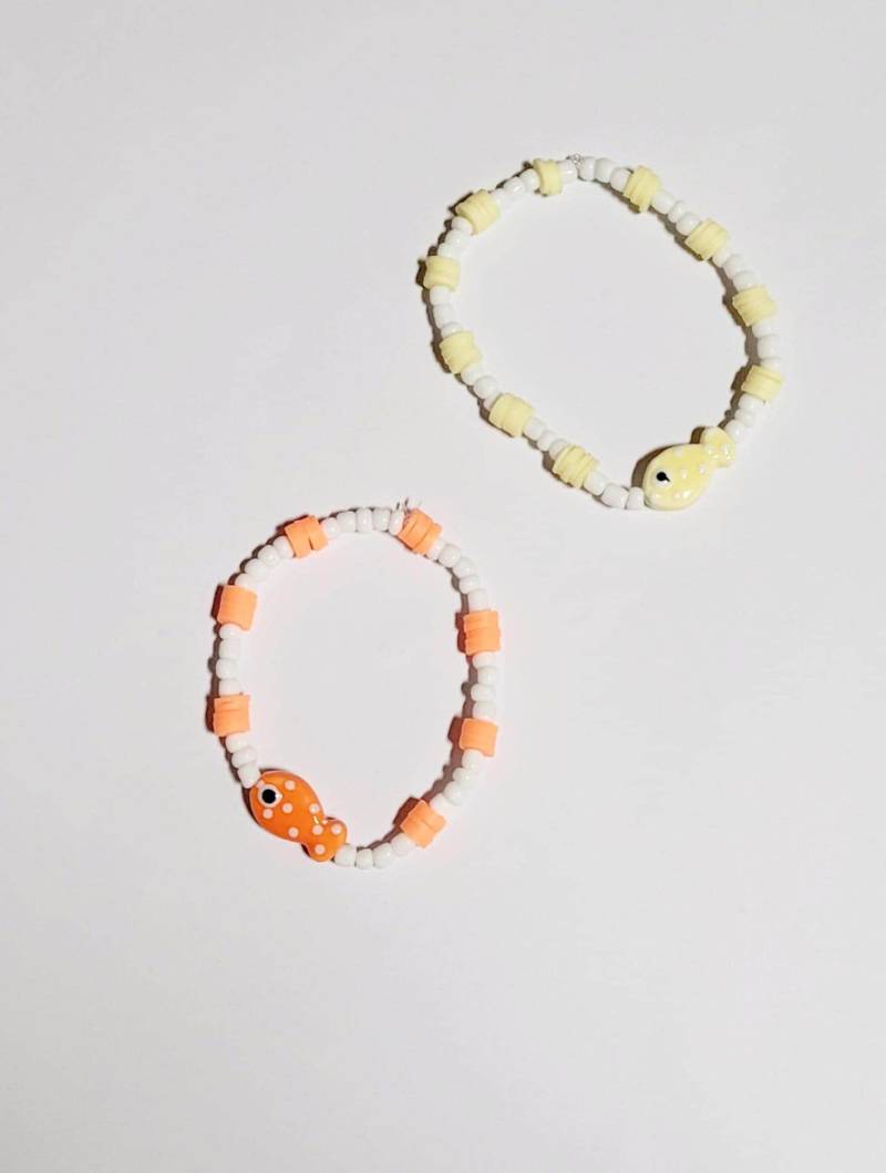Armband Perlenarmband Fisch Geschenk Mitbringsel Schmuck Strand Urlaub Armband Perlenarmband Fisch Geschenk Mitbringsel Schmuck Strand Urlaub von AudreyKreationen