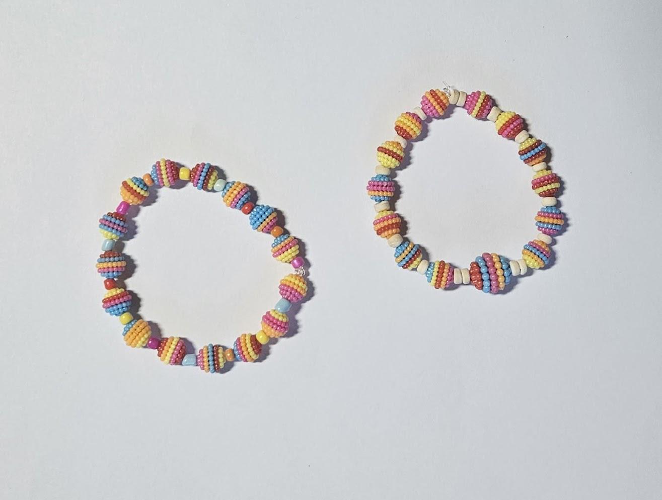 Armband Perlenarmband Geschenk Bunt Geburtstag Sommer Mitbringsel Schmuck von AudreyKreationen