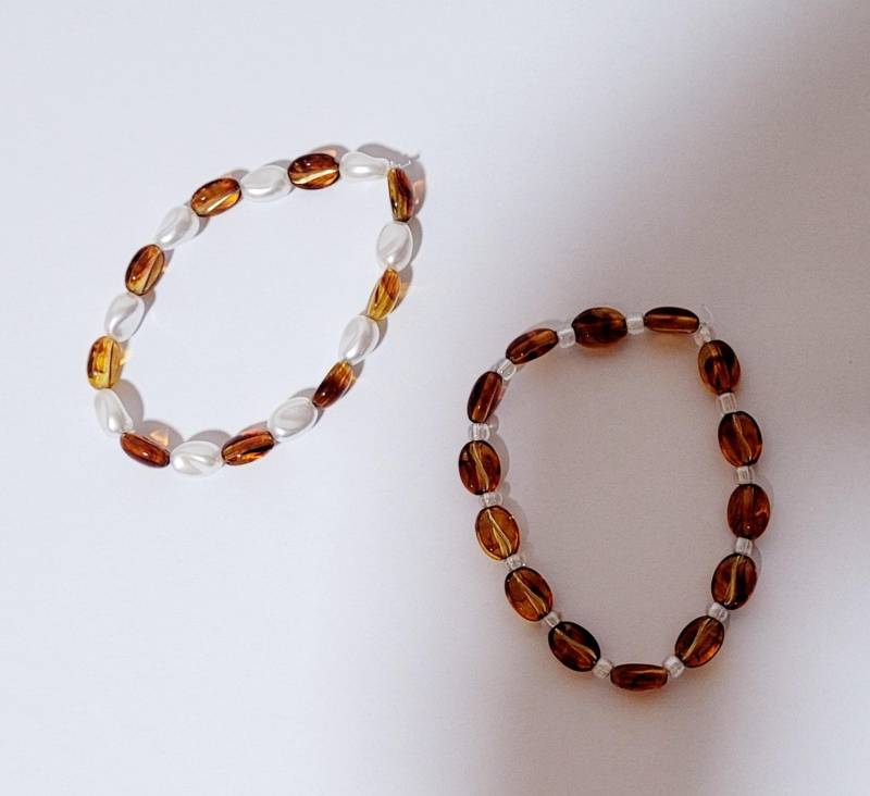 Armband Perlenarmband Kaffeebohnen Geschenk Geburtstag Schmuck Armband Perlenarmband Kaffeebohnen Geschenk Geburtstag Schmuck von AudreyKreationen